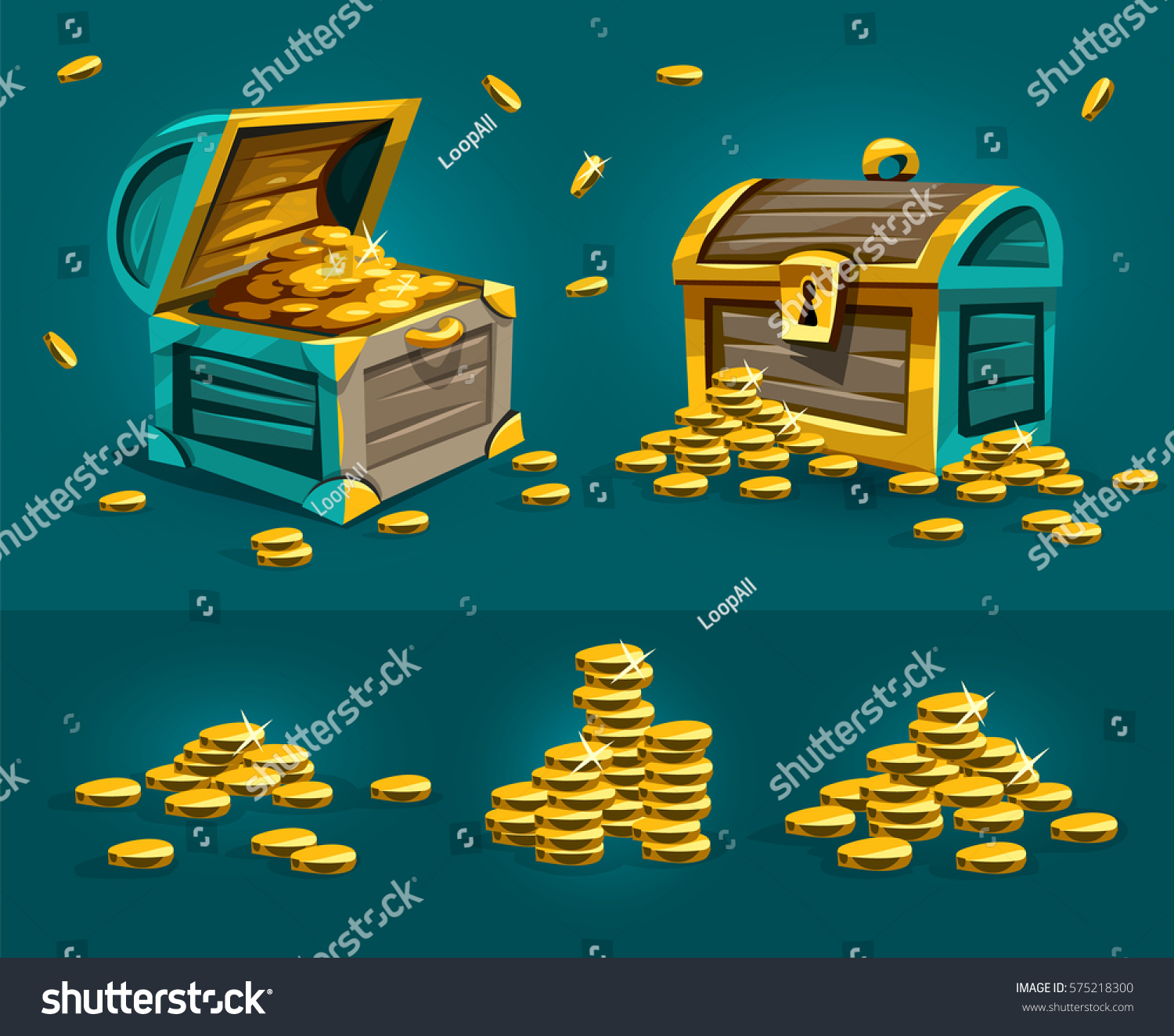Pirate treasure chest