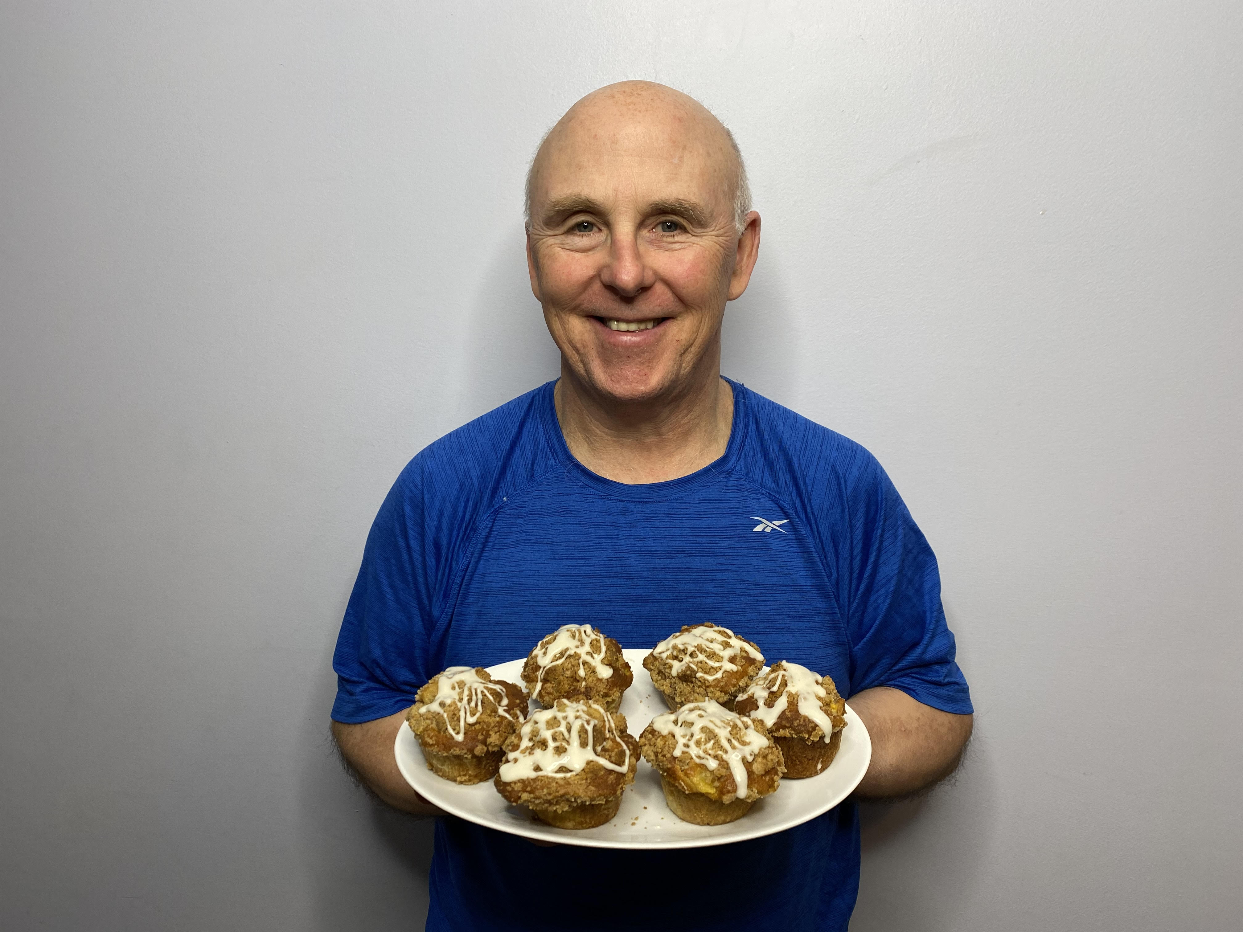 Rob Scott with muffins
