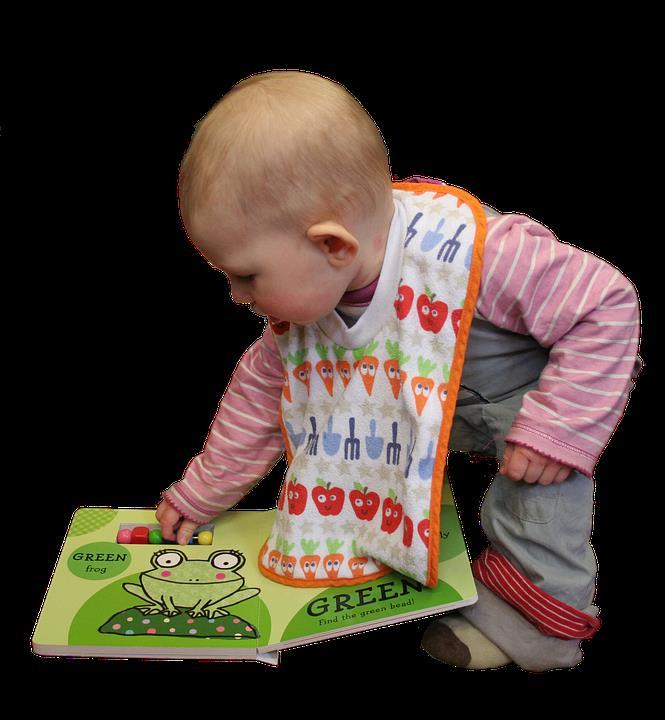 baby reading