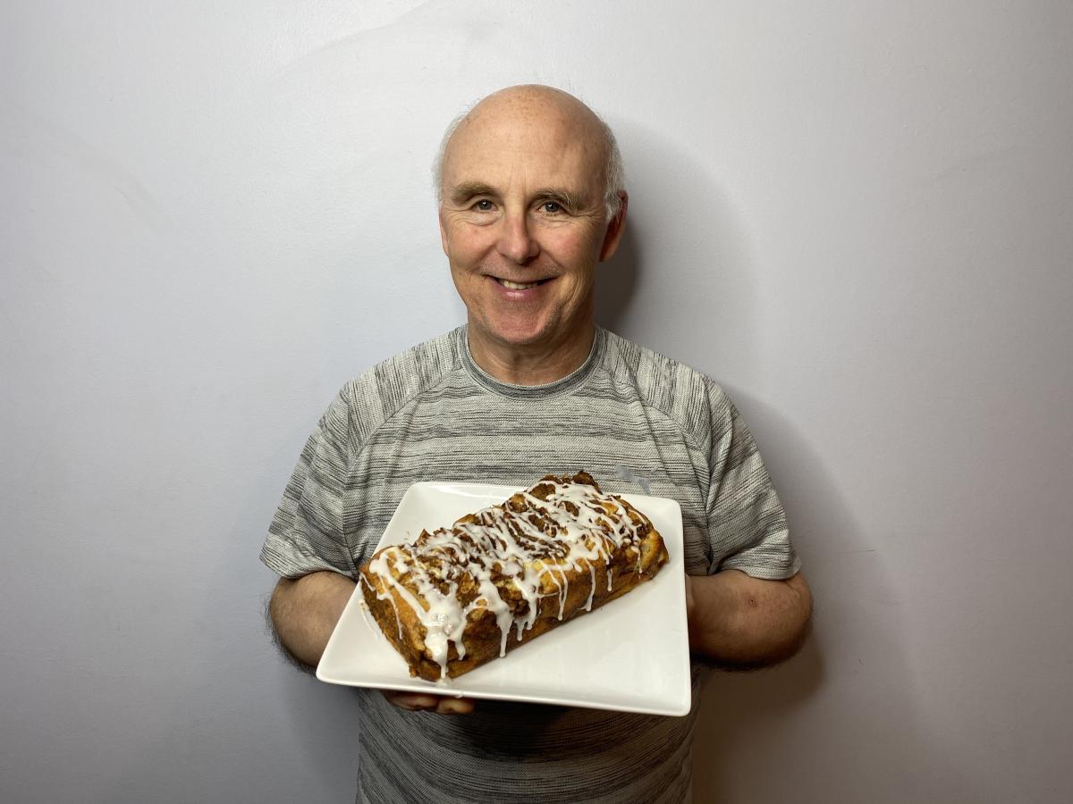 Granny Smith Apple Fritter bread